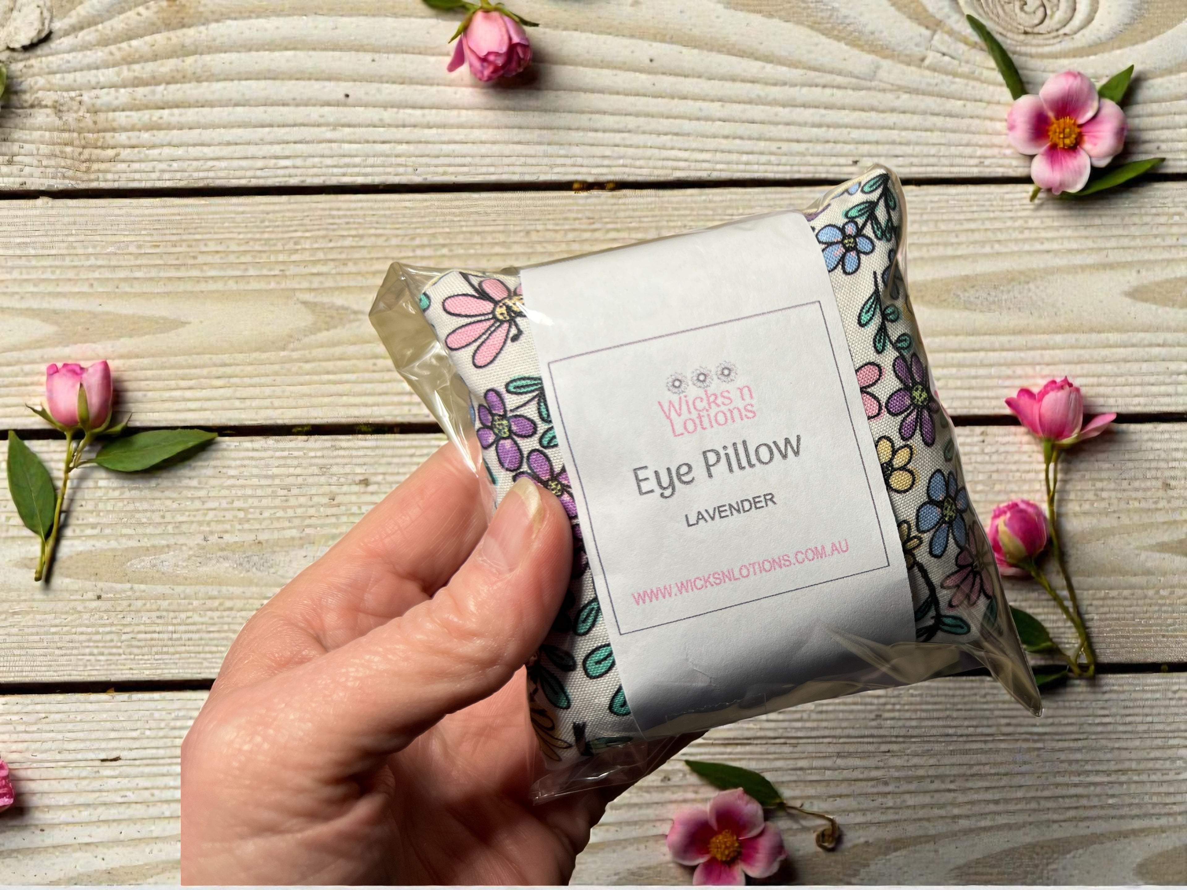 Mixed Eye Pillows Wheat Heat/ Cold Bags x10