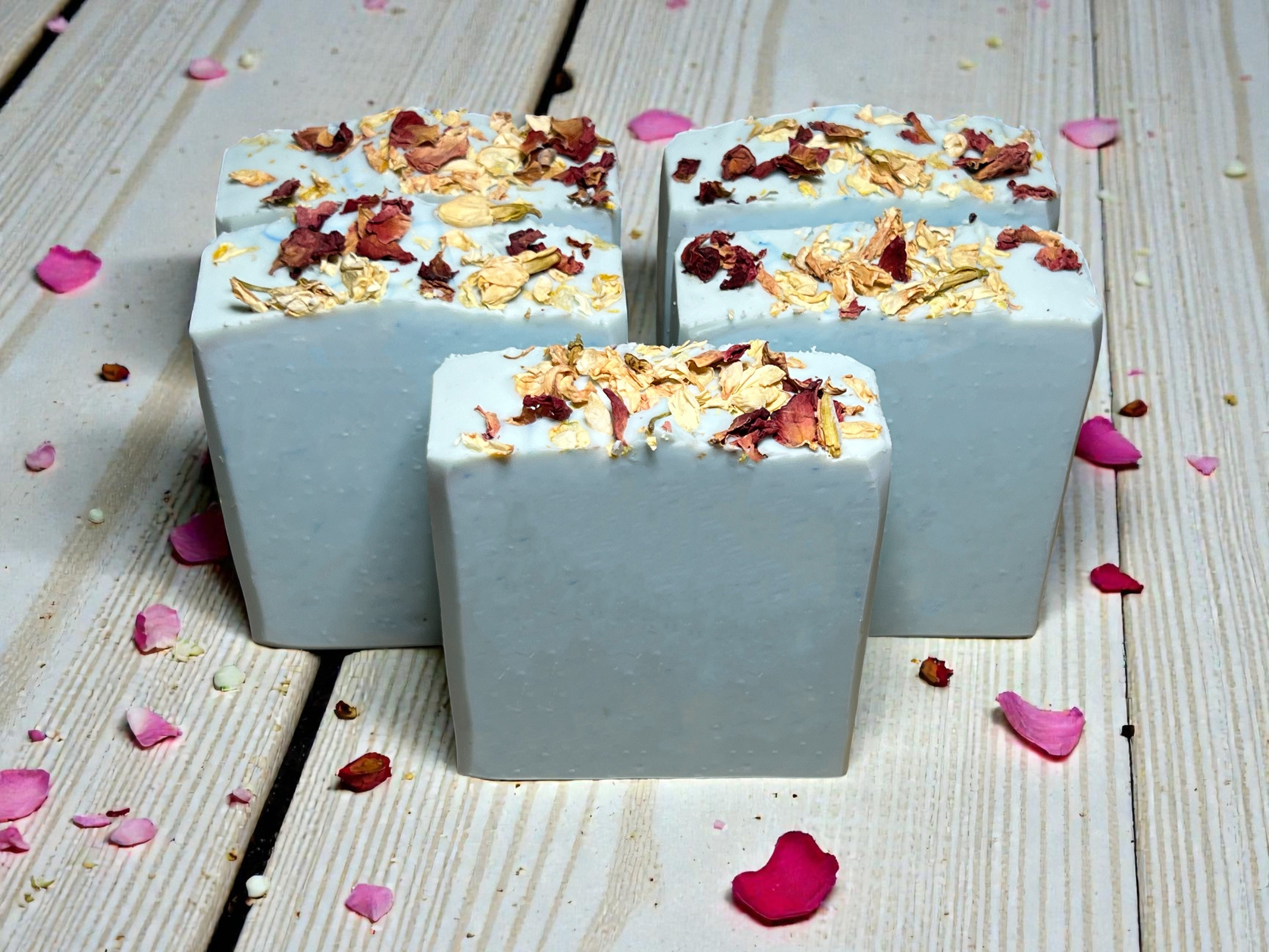 Flower Bomb Vegan Soap Loaf