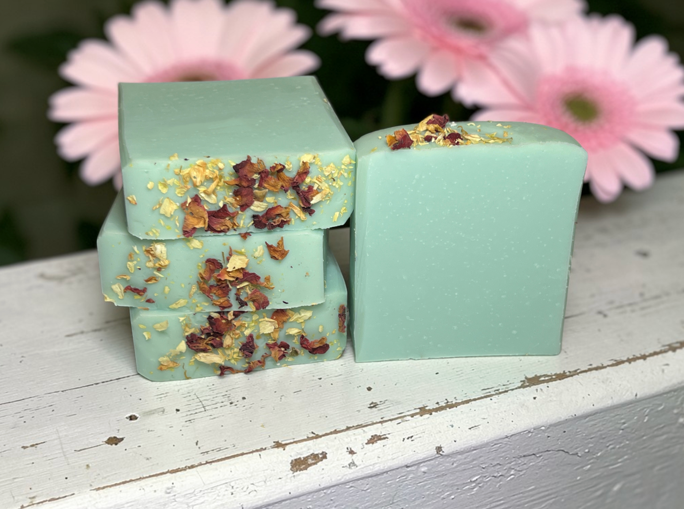 Flower Bomb Vegan Soap Loaf
