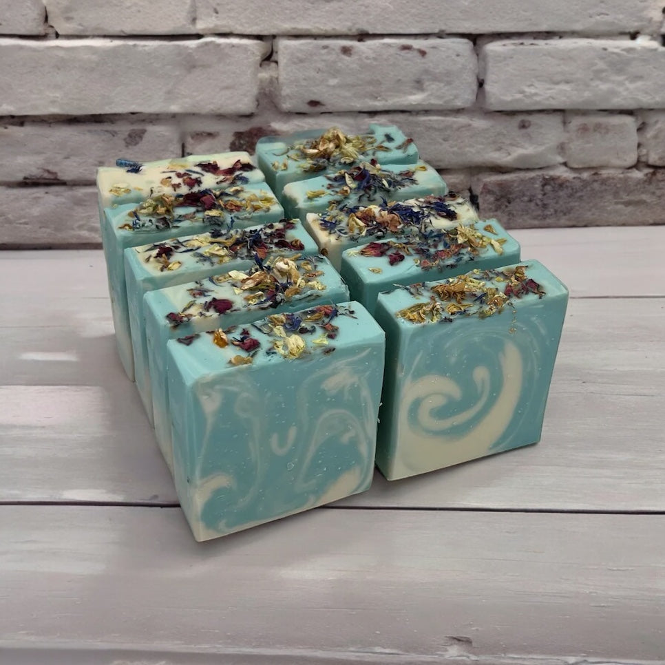 Flower Bomb Goats Milk Soap Loaf