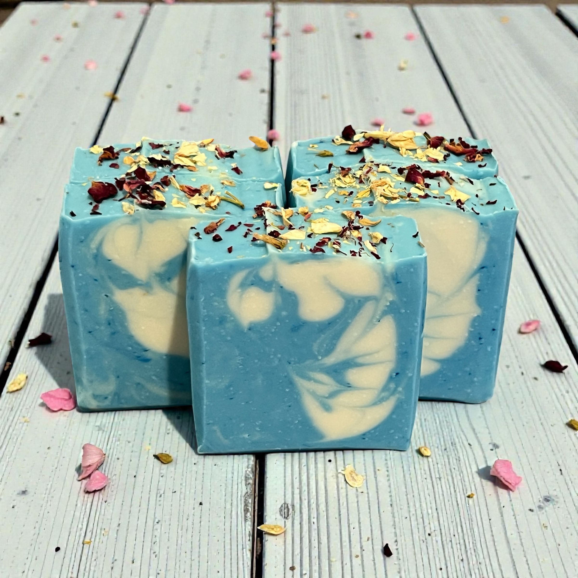 Flower Bomb Goats Milk Soap Loaf