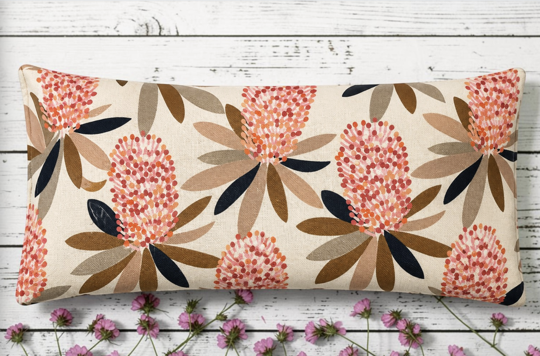 Flower Print #7 Large Wheat Heat Bag