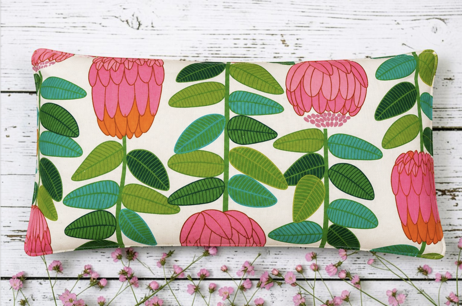 Flower Print #8 Large Wheat Heat Bag