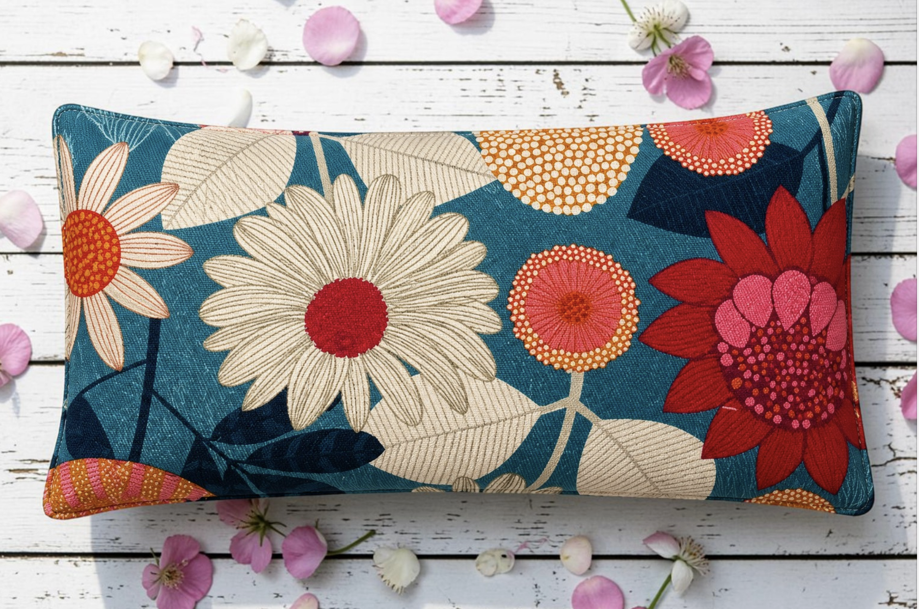 Flower Print #9 Large Wheat Heat Bag