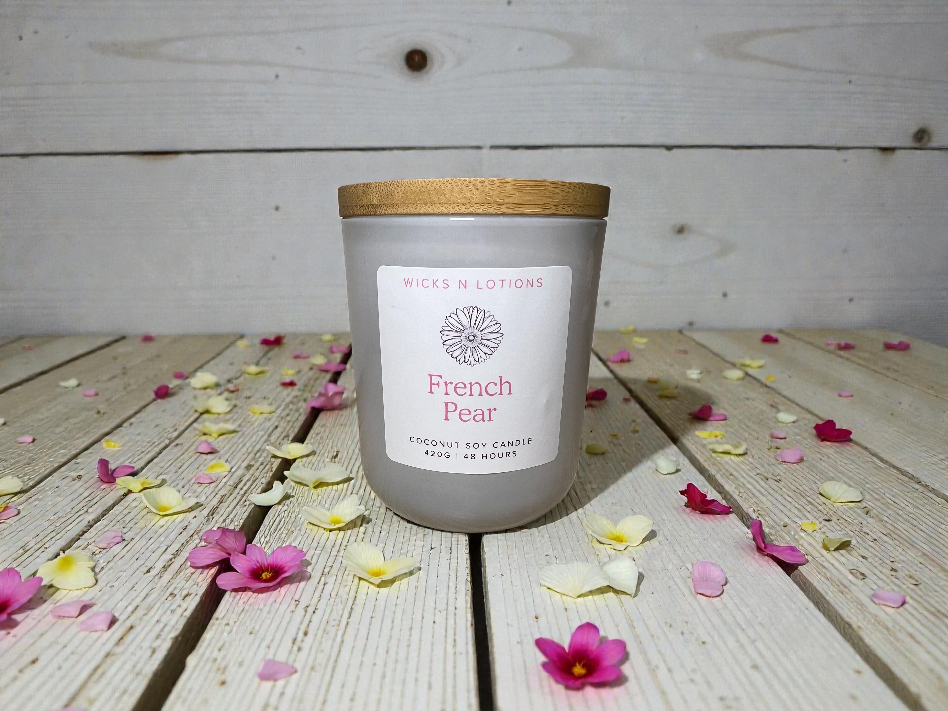 French Pear Large Soy Candle