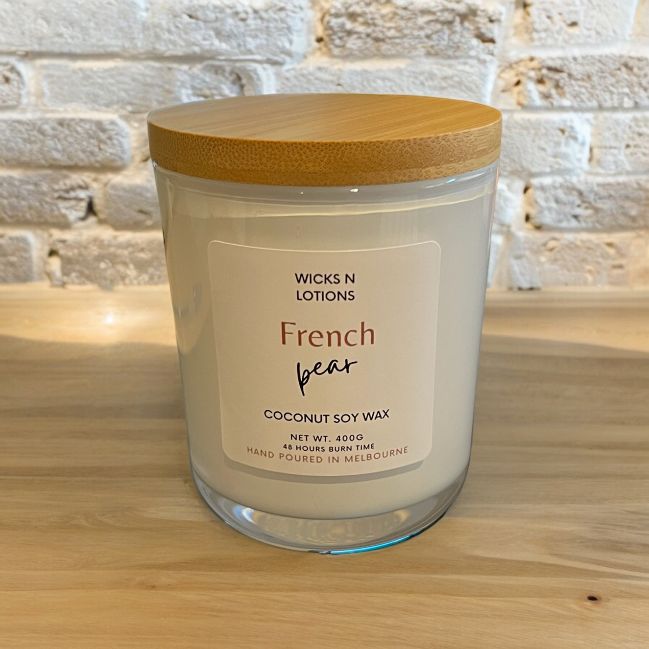 French Pear Large Soy Candle