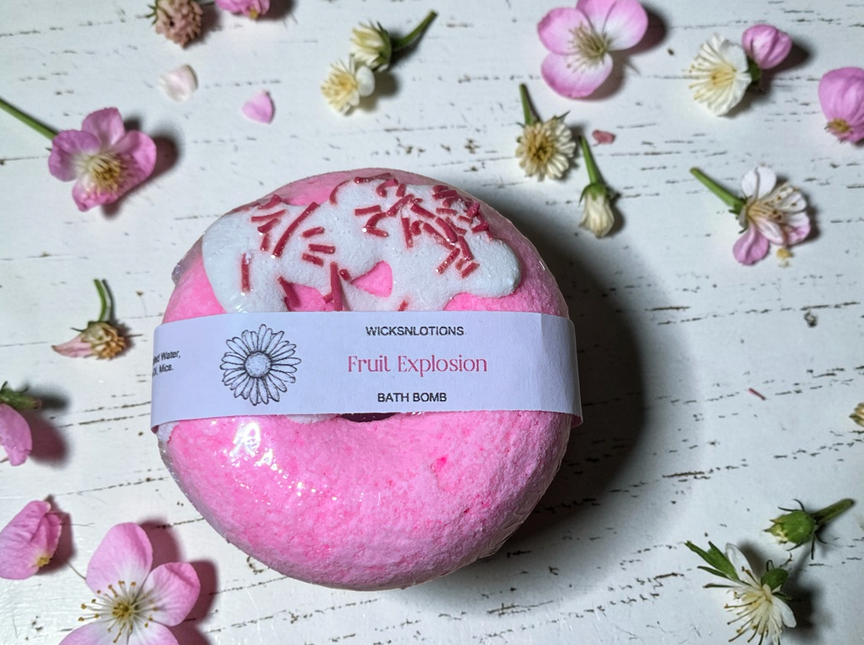Fruit Explosion Donut Bath Bomb