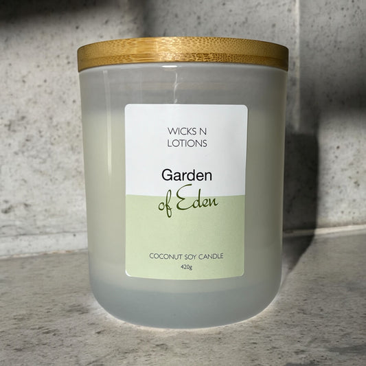 Garden of Eden Large Candle