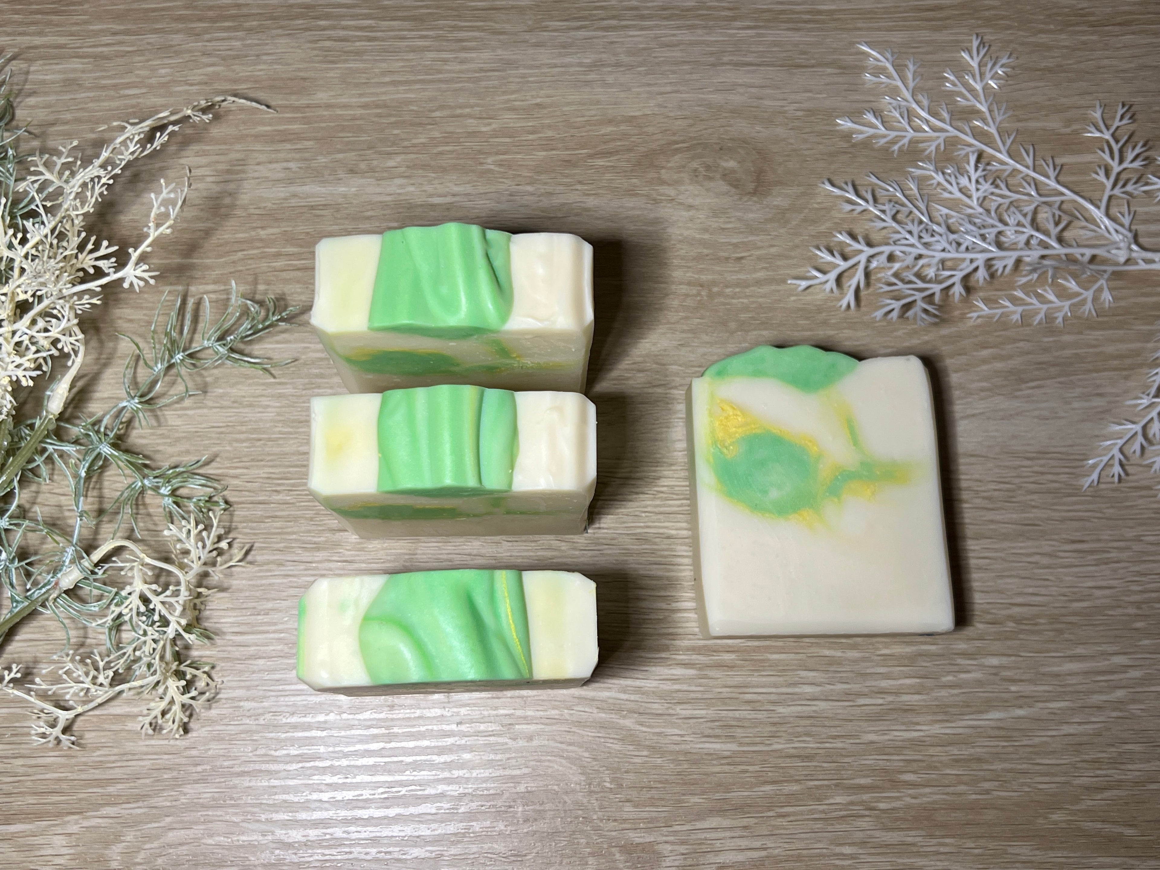 Grapefruit Lime Vegan Soap Loaf