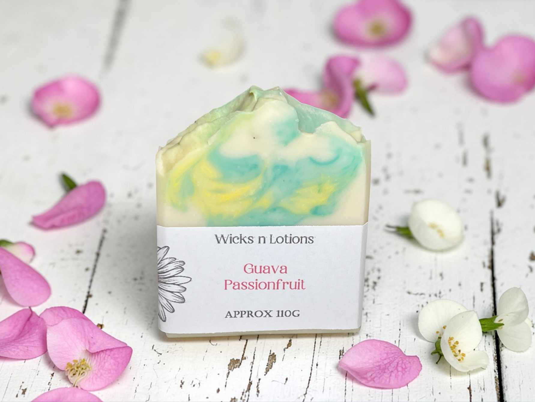 Guava & Passionfruit Vegan Soap Loaf