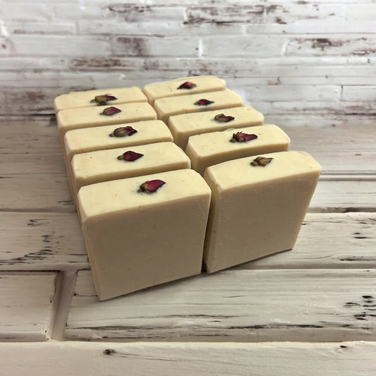 Hemp Rose Vegan Soap Loaf