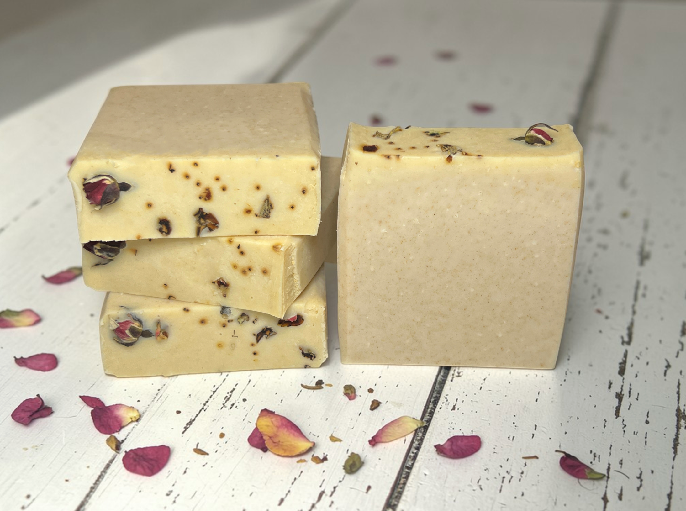 Hemp & Rose Vegan Soap Loaf