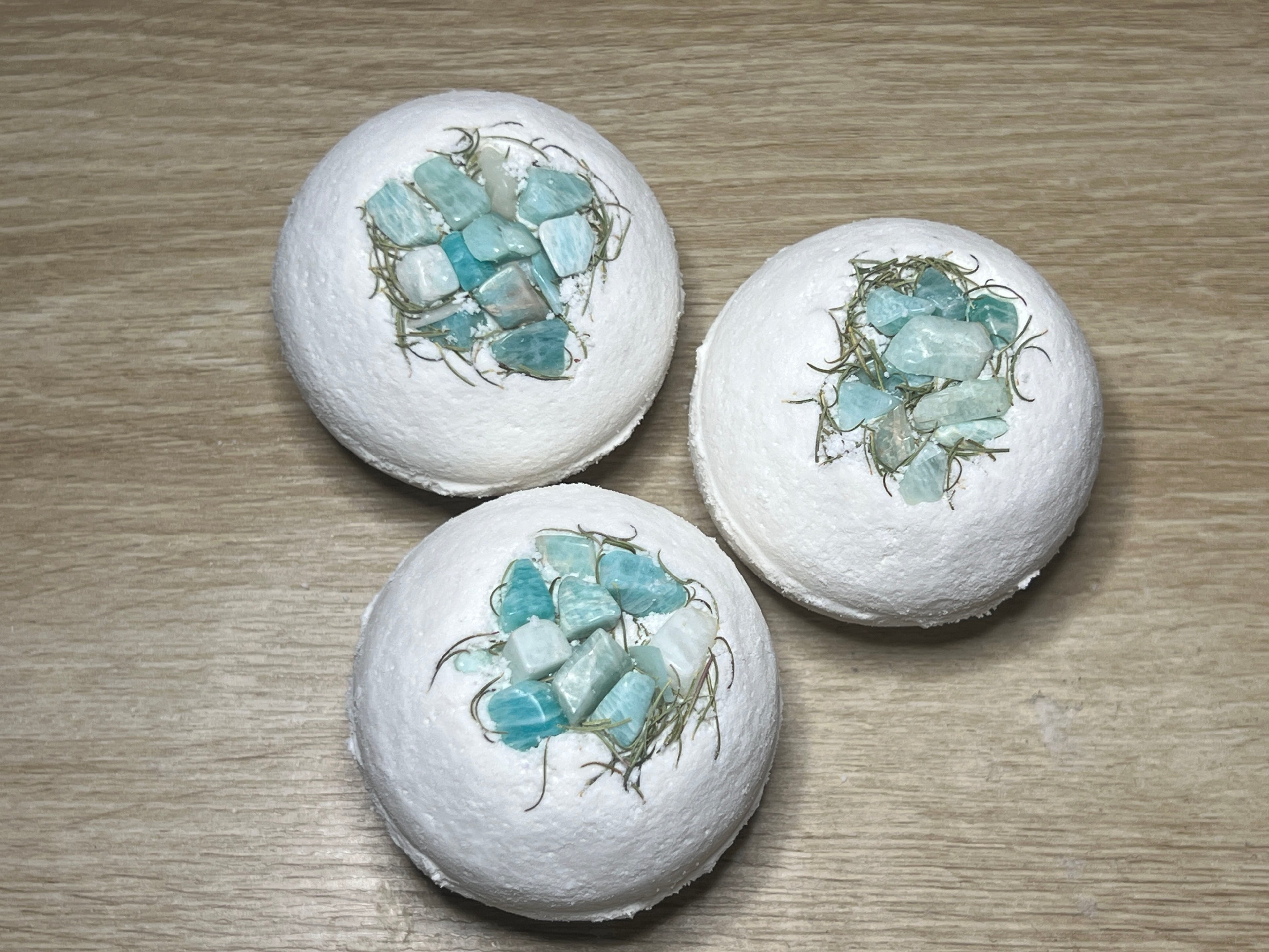 Amazonite Crystal Bath Bombs x10