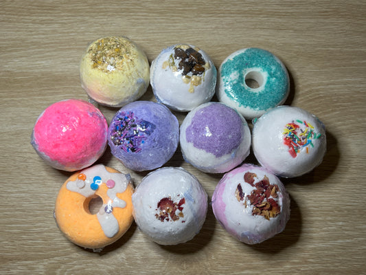 Mixed Bath Bombs x10