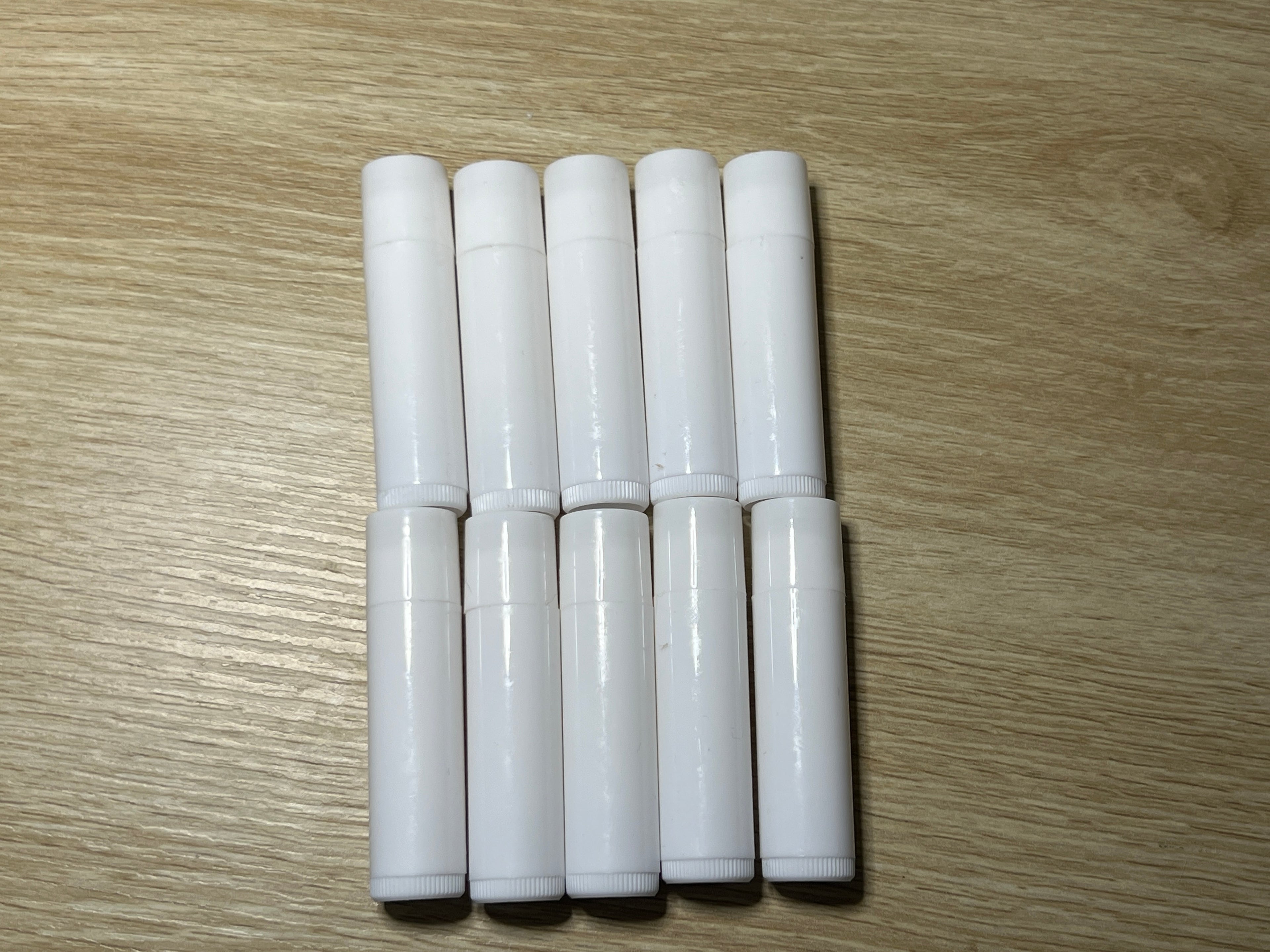 Natural Lip Balm Tubes x10