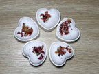 Mini Heart Rose Bath Bombs x10