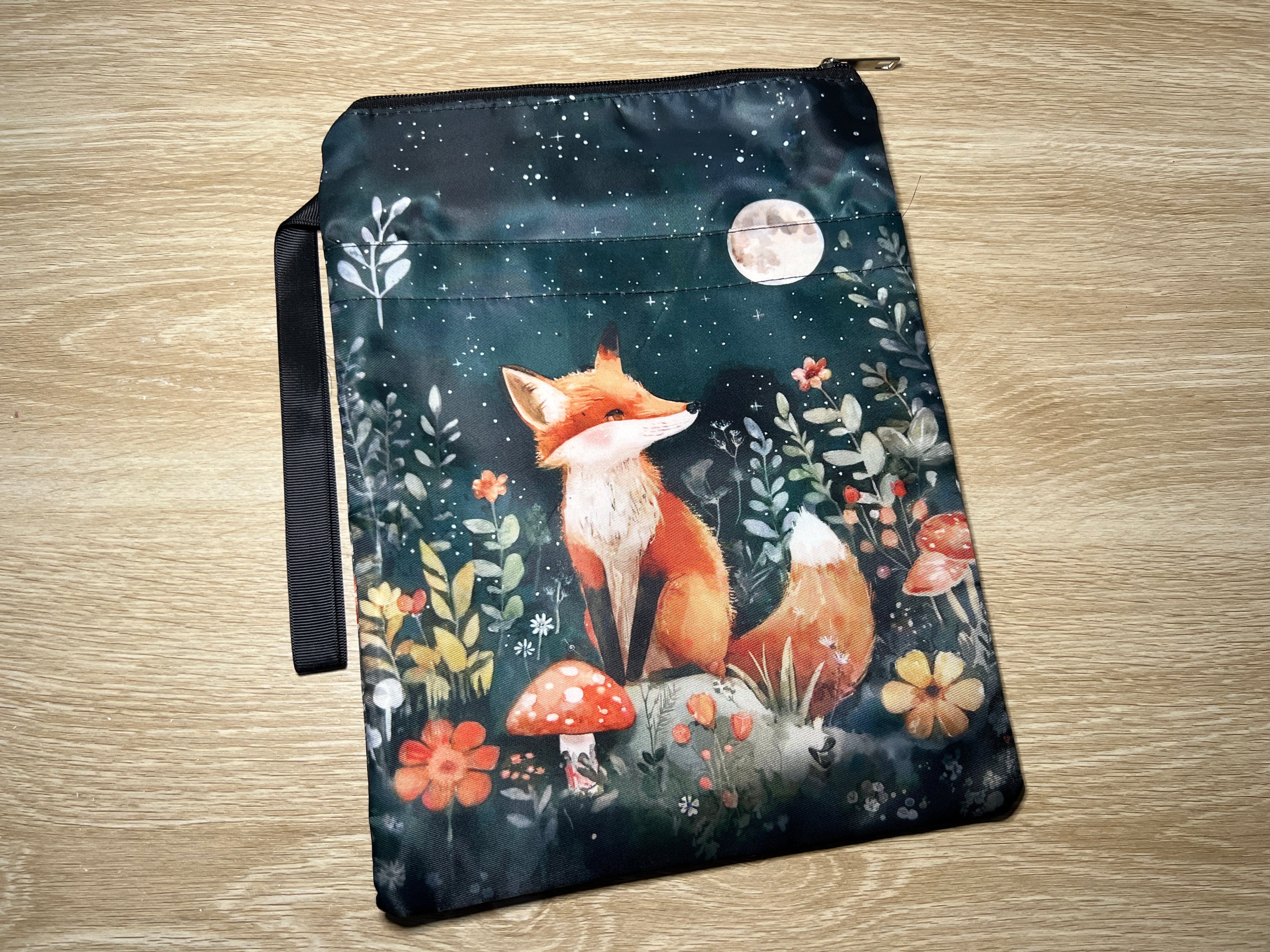 One-piece Book Cover with Zipper