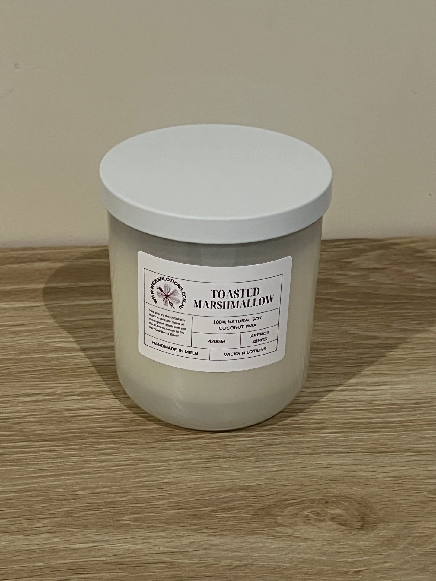 Toasted Marshmallow Large Soy Candle