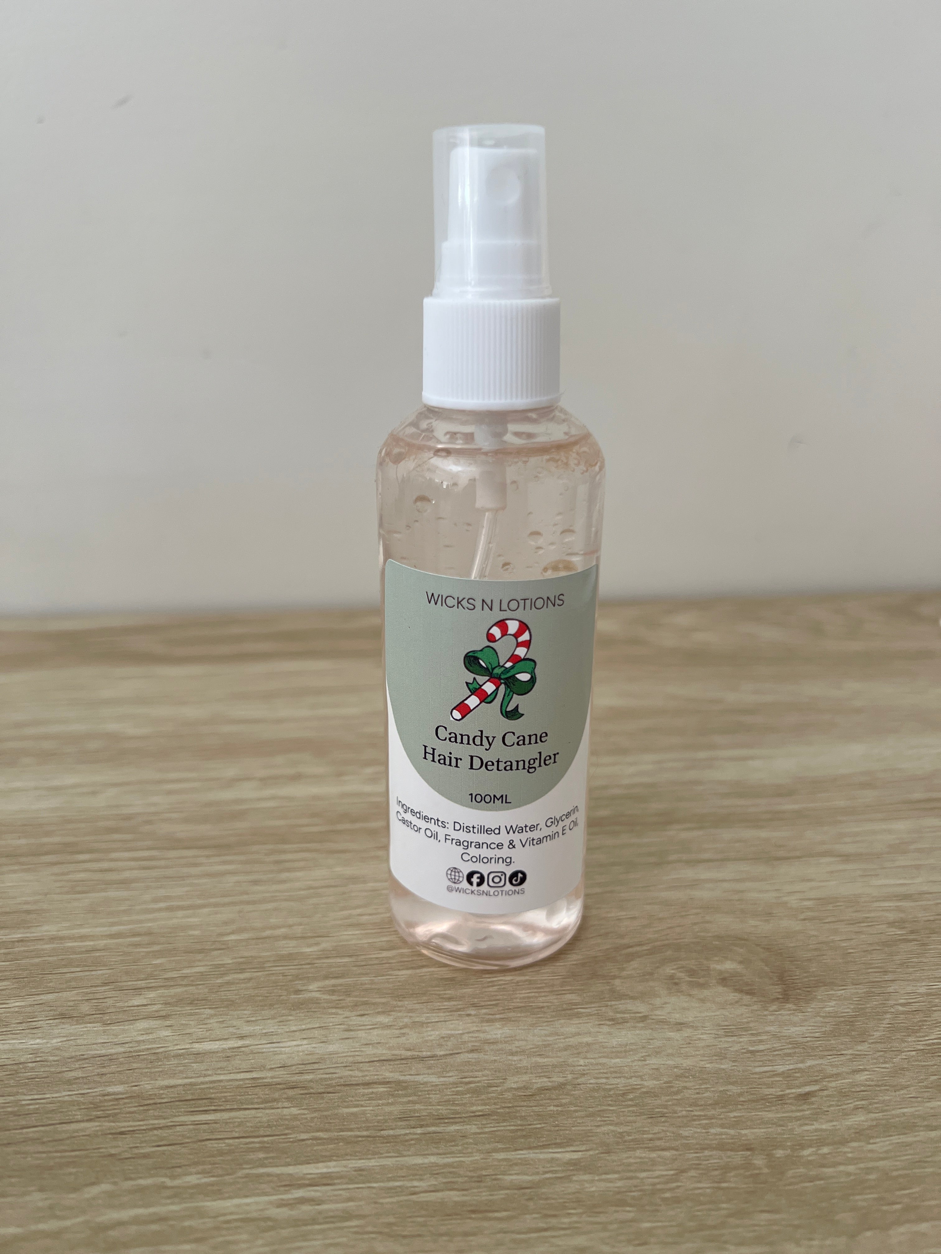 Candy Cane Hair Detangler