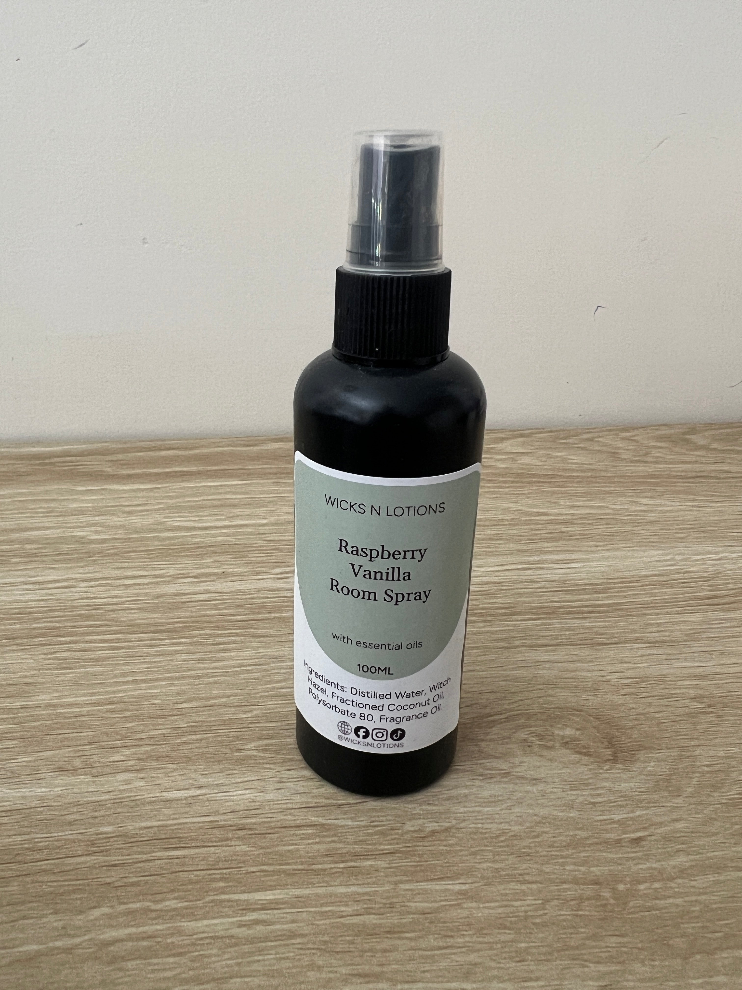 Raspberry Vanilla Room Spray