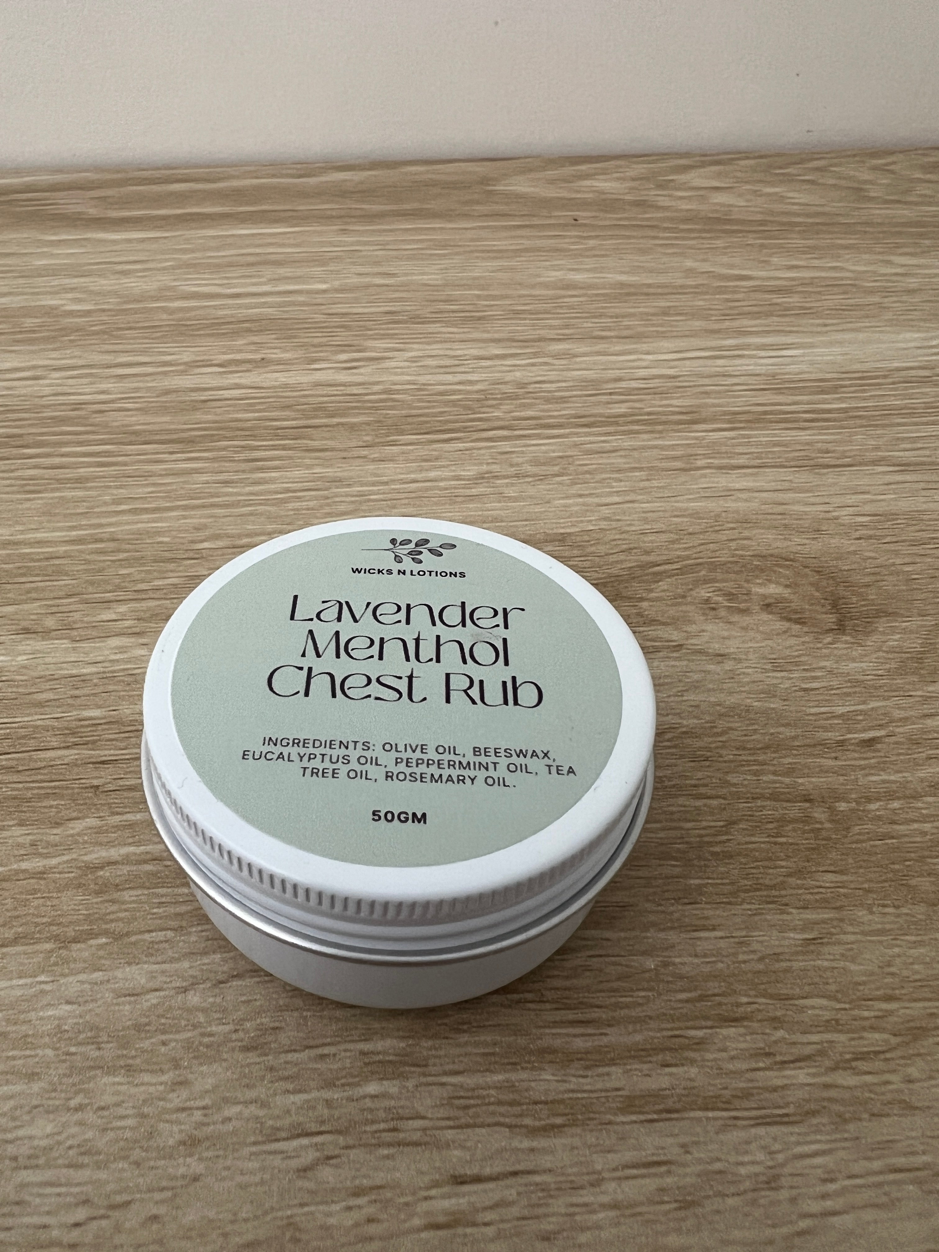 Lavender Chest Rub