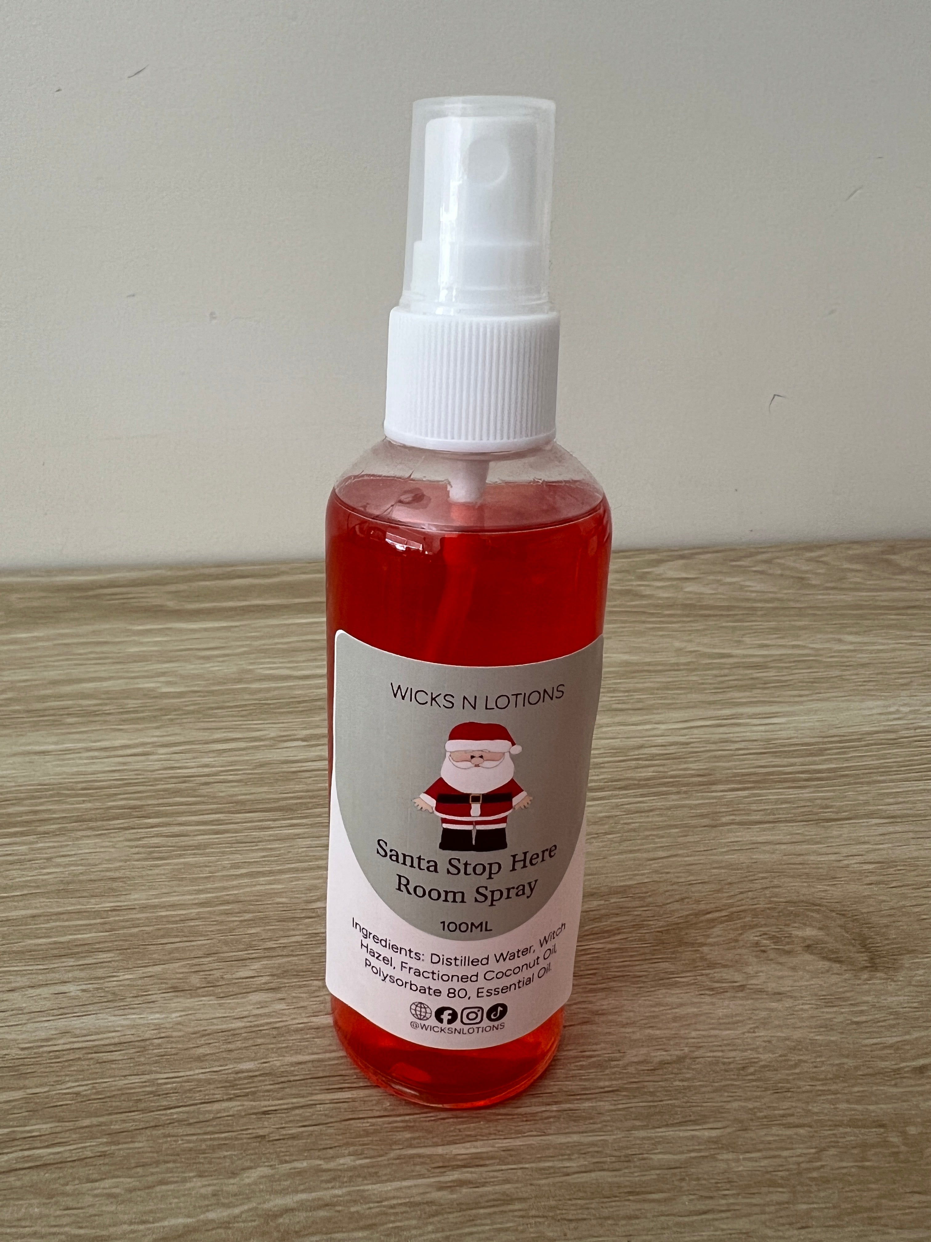 Santa Stop Here Room Spray