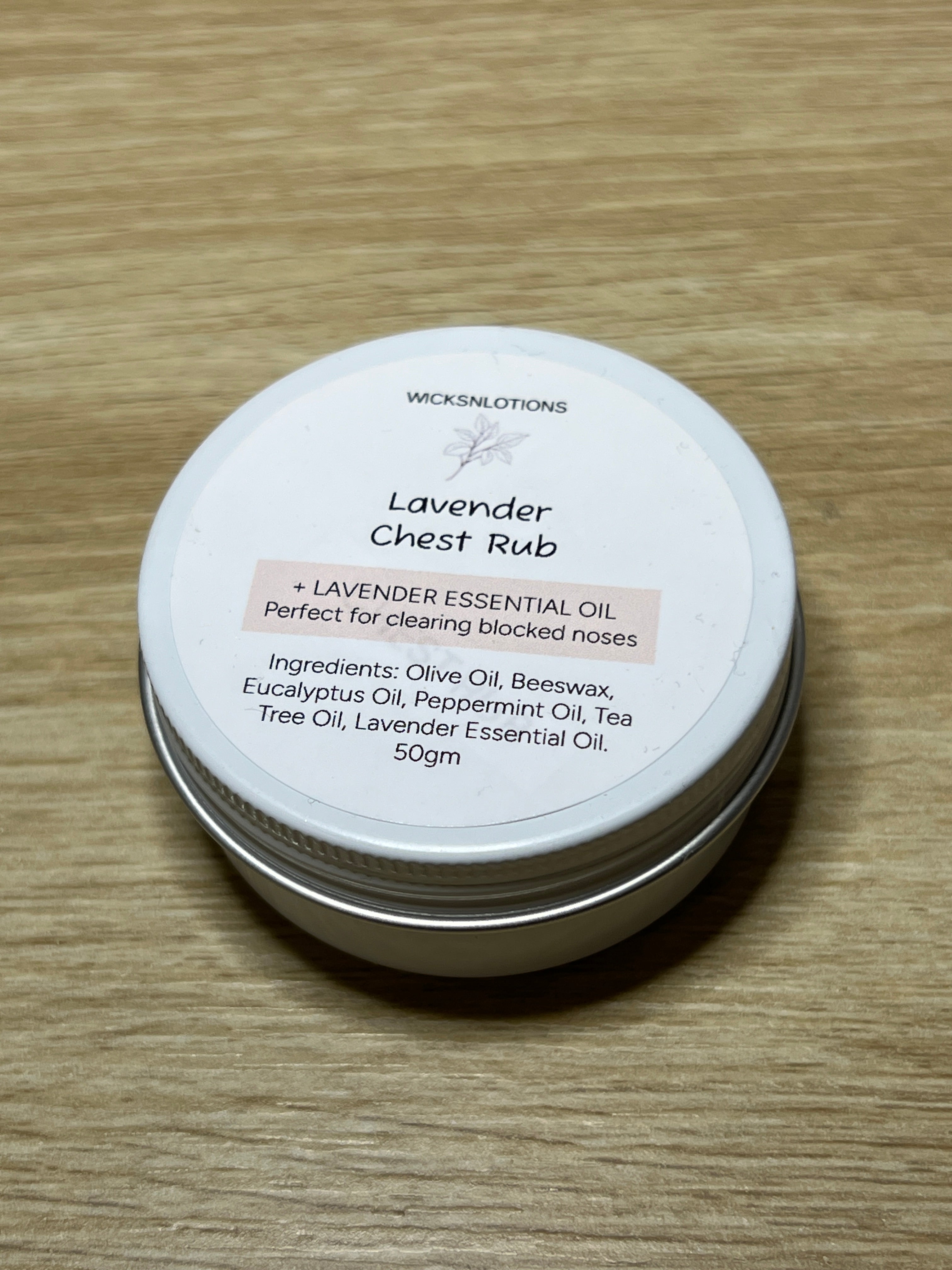 Lavender Menthol Chest Rub (Special)
