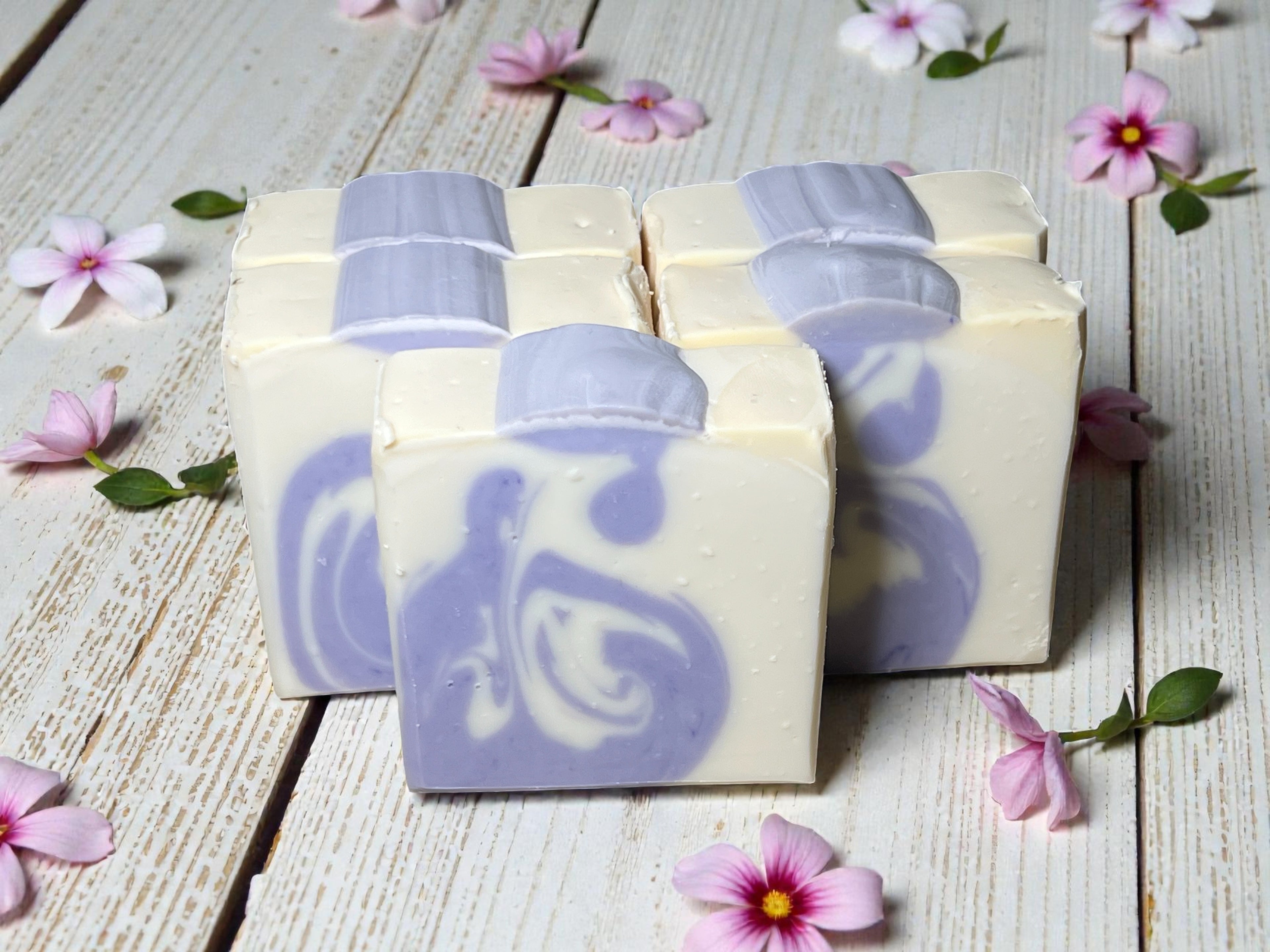 Iced Lavender Soap Loaf