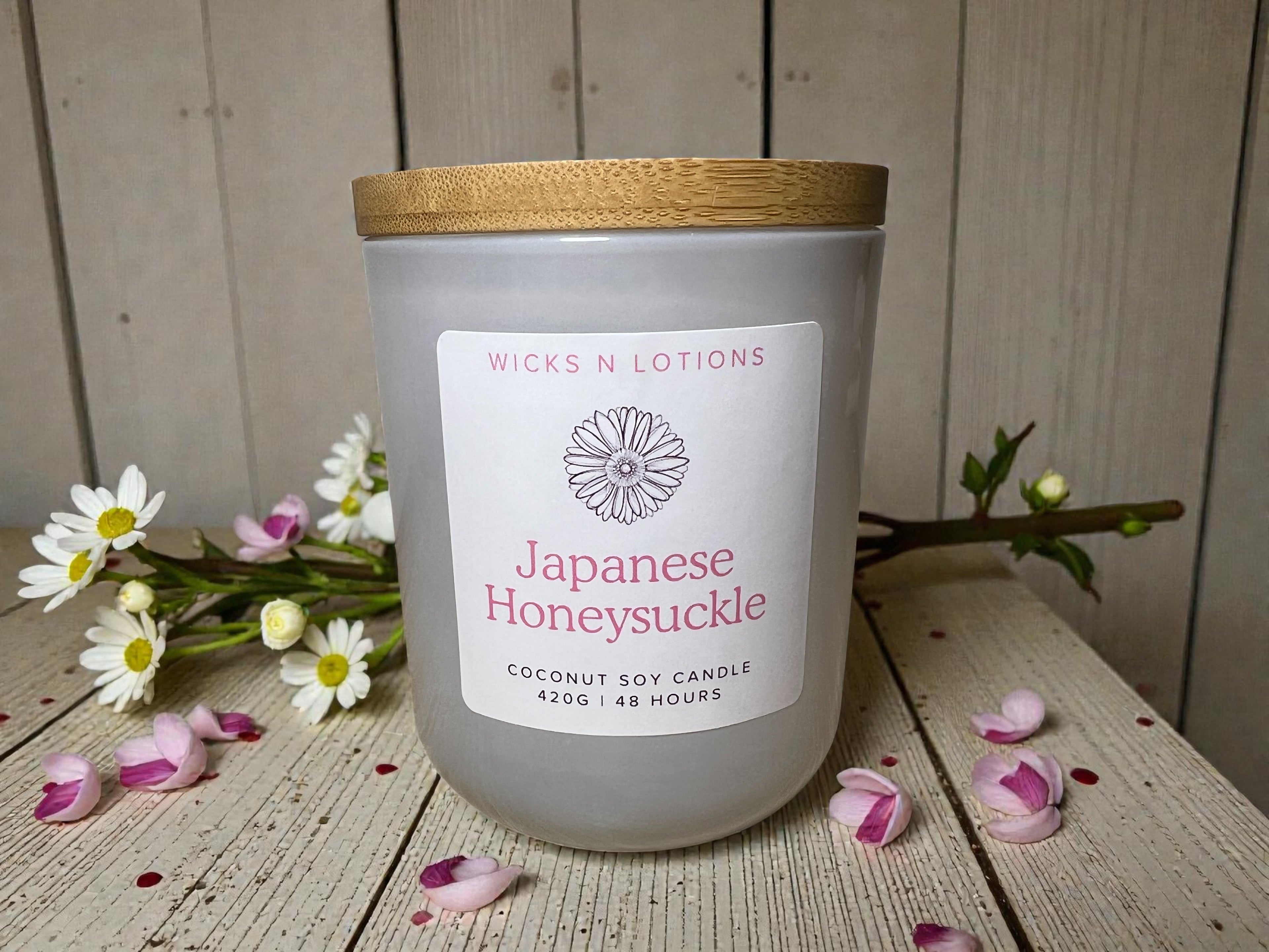 Japanese Honeysuckle Large Soy Candle