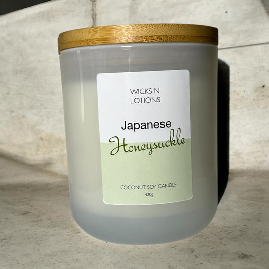 Japanese Honeysuckle Large Soy Candle