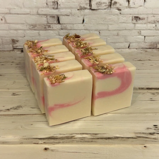 Pretty In Pink Vegan Soap Loaf