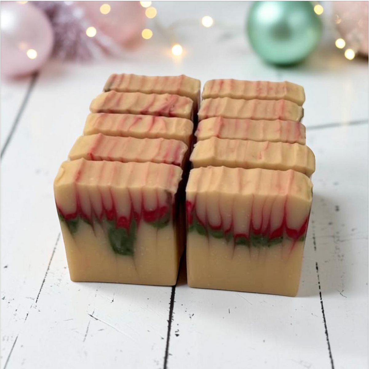 Jolly Holly Soaps x10