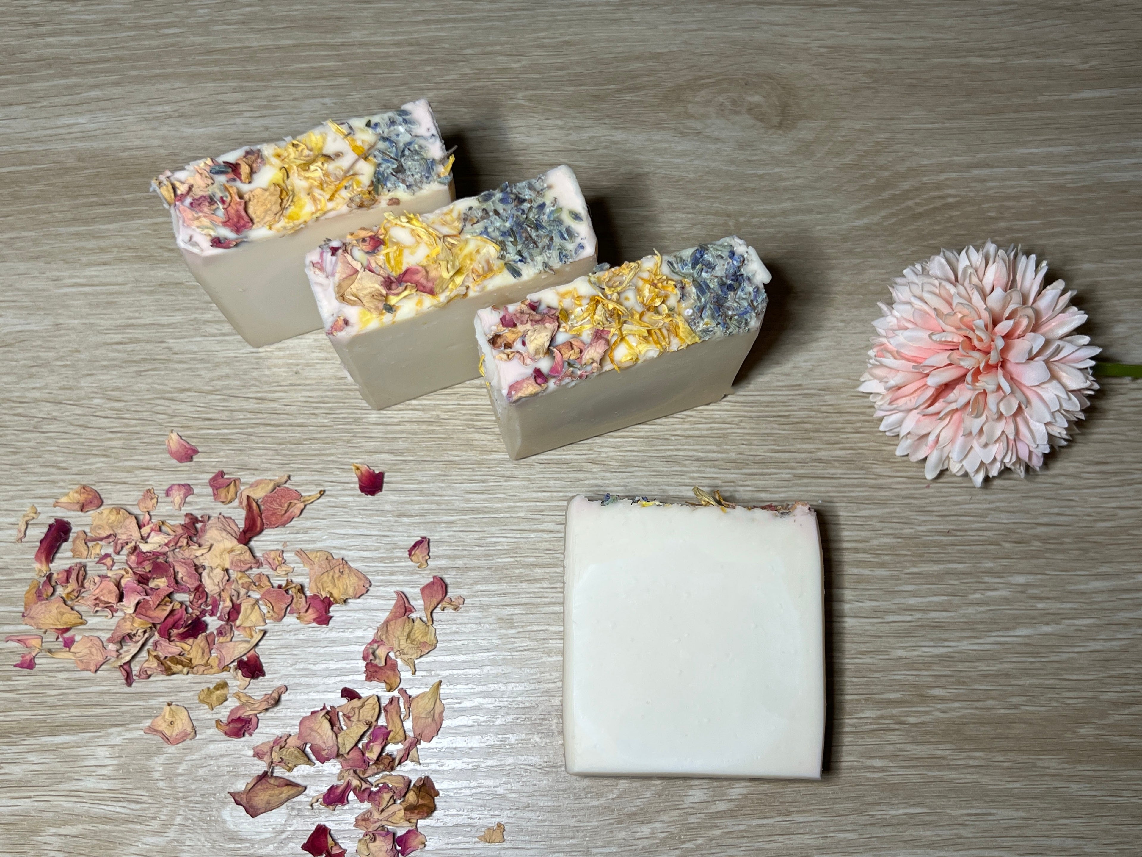 Lavender Botanical Vegan Soap Loaf