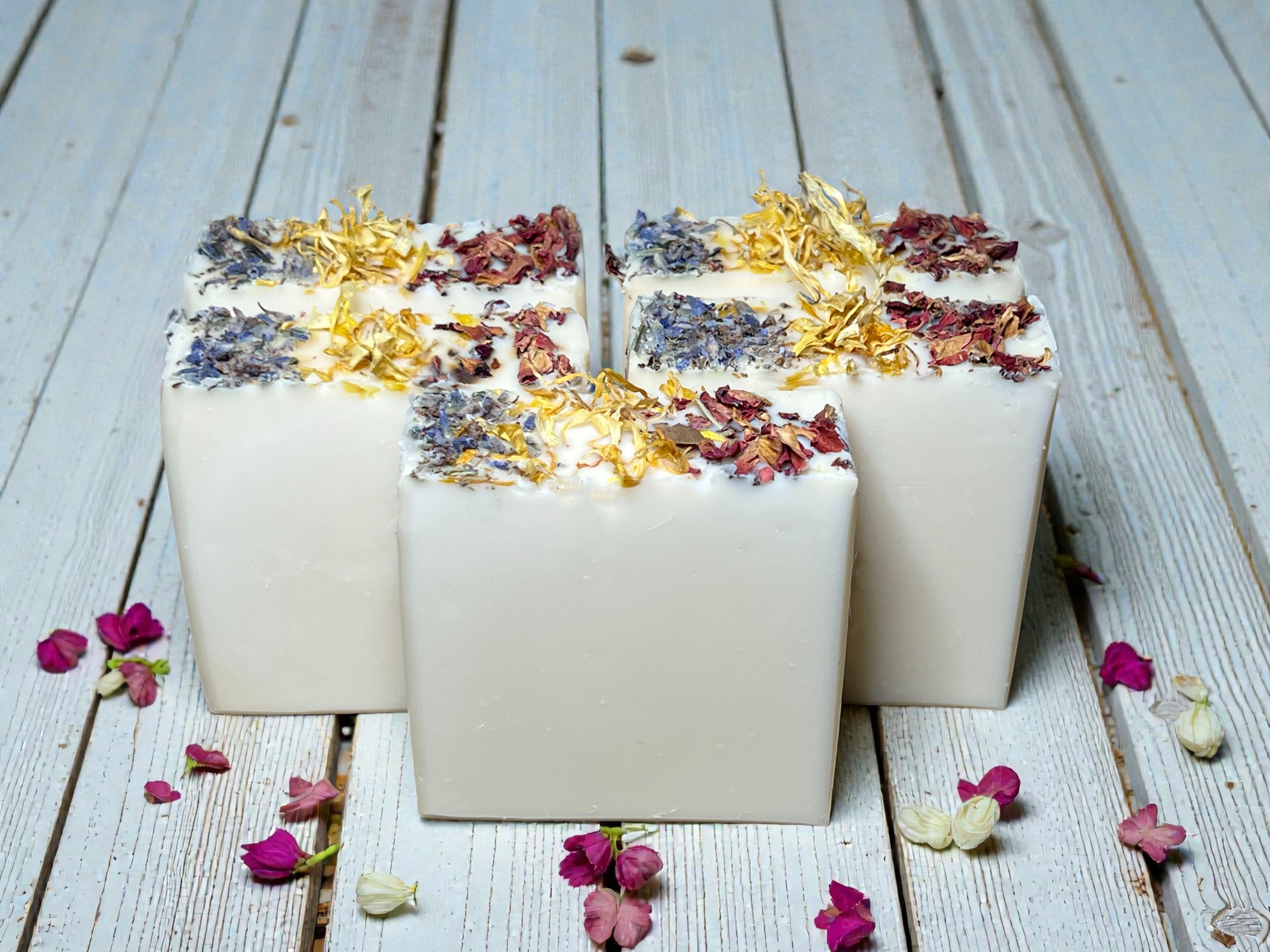 Lavender Botanical Vegan Soap Loaf