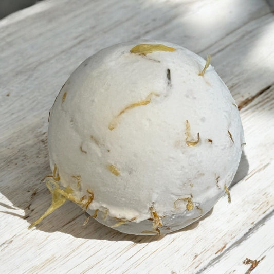 Lemon Calendula Botanical Bath Bomb