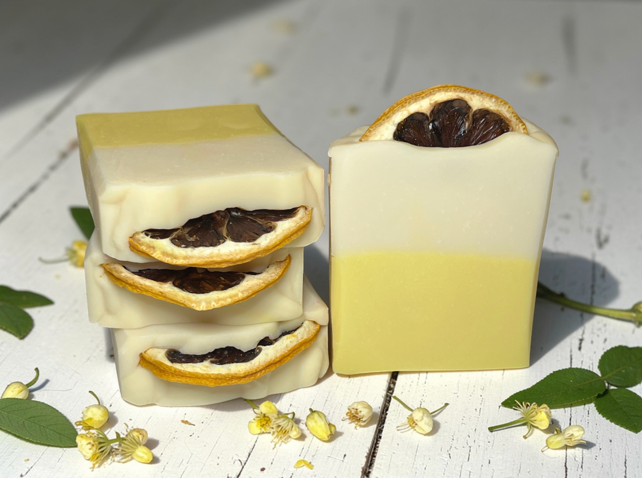 Lemon Zesty Vegan Soap Loaf