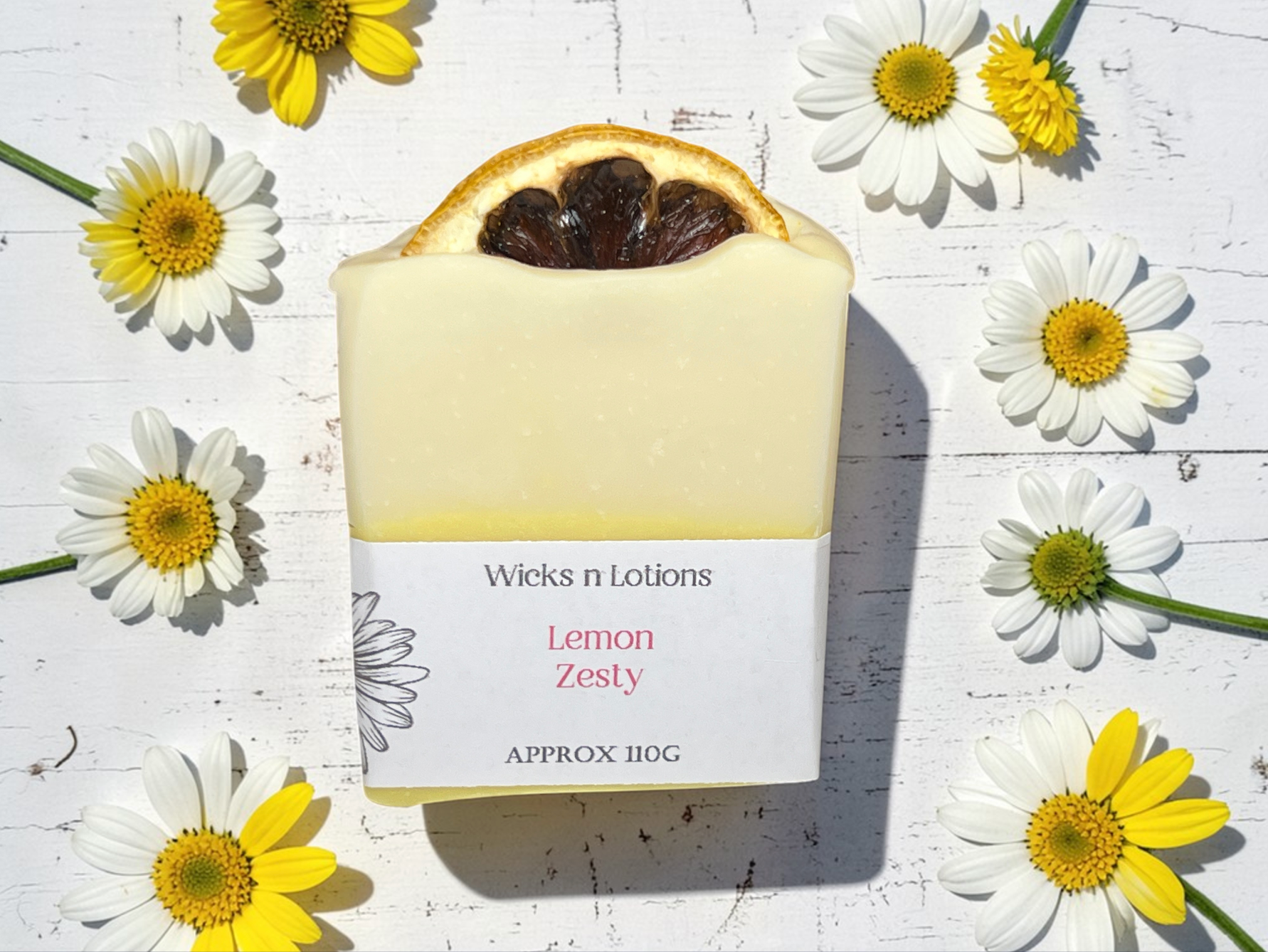 Lemon Zesty Vegan Soap Loaf
