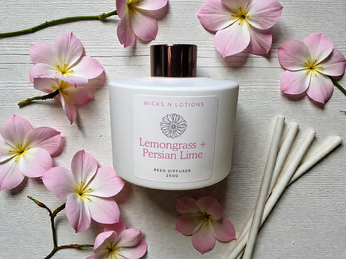 Lemongrass & Persian Lime Room Diffuser – Wicks 'n Lotions