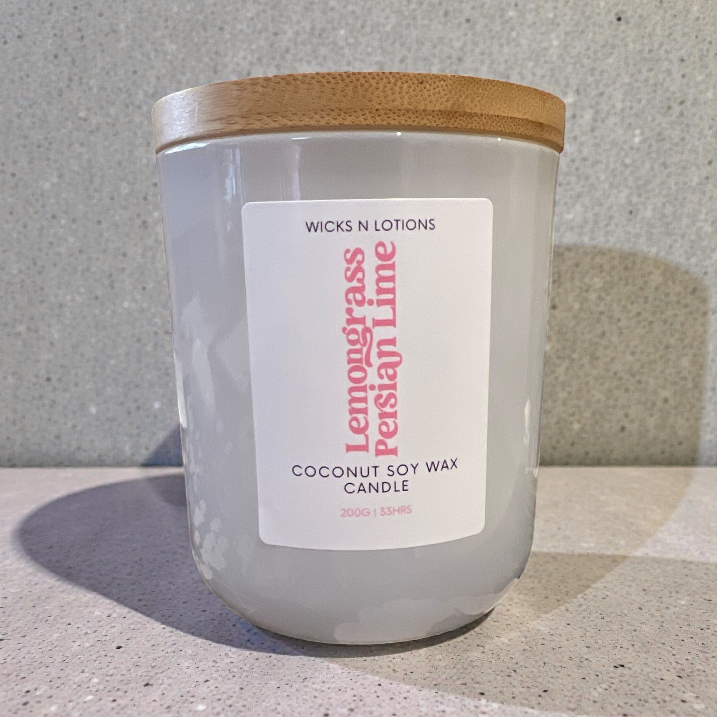 Lemongrass & Persian Lime Large Candle