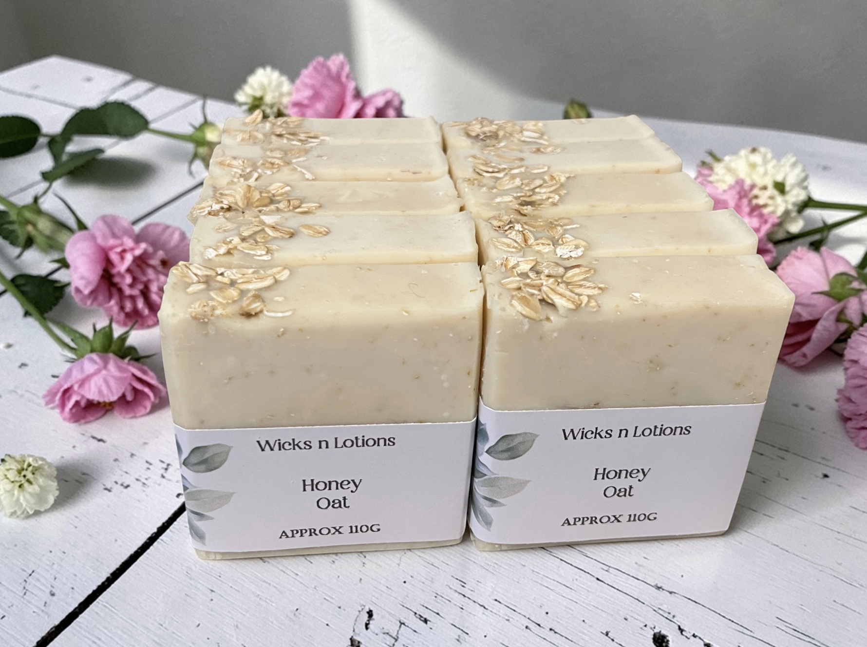 Honey Oat Soap Loaf
