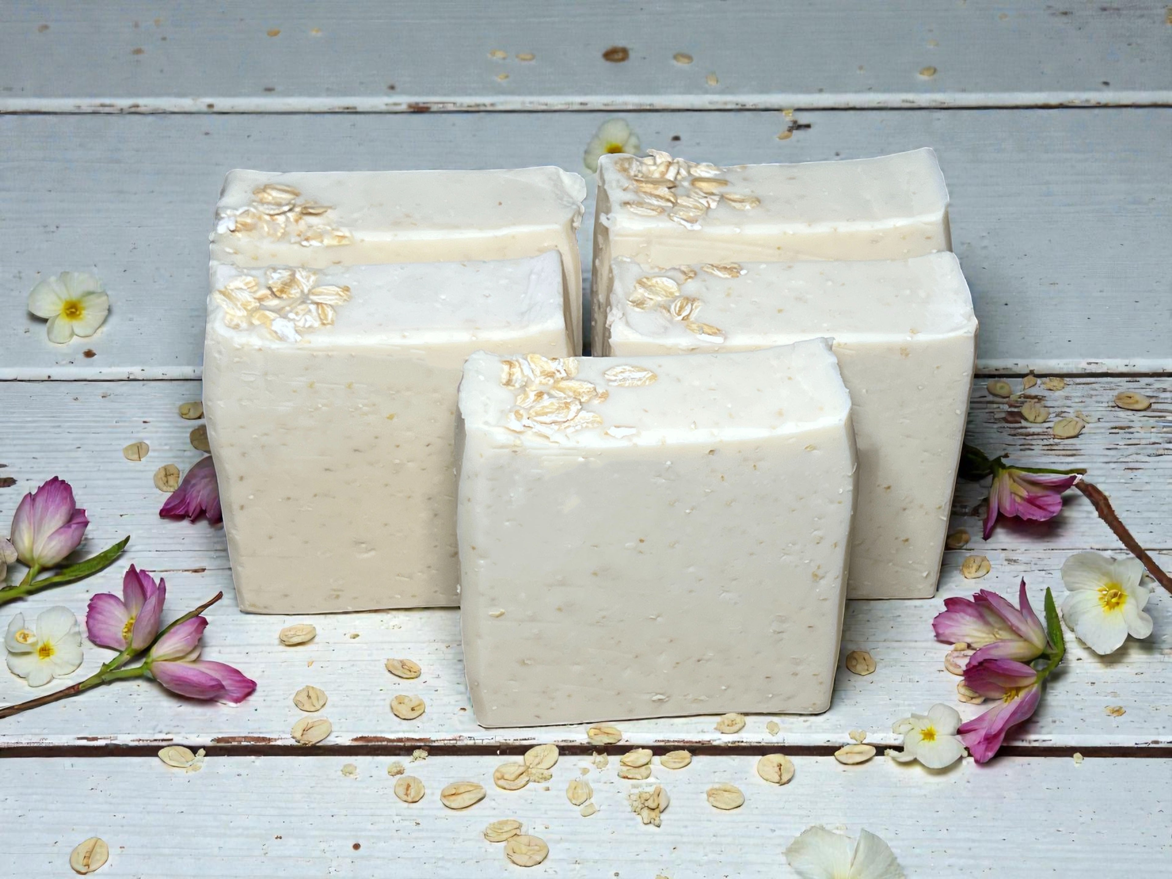 Manuka Honey Oat Goats Milk Soap Loaf