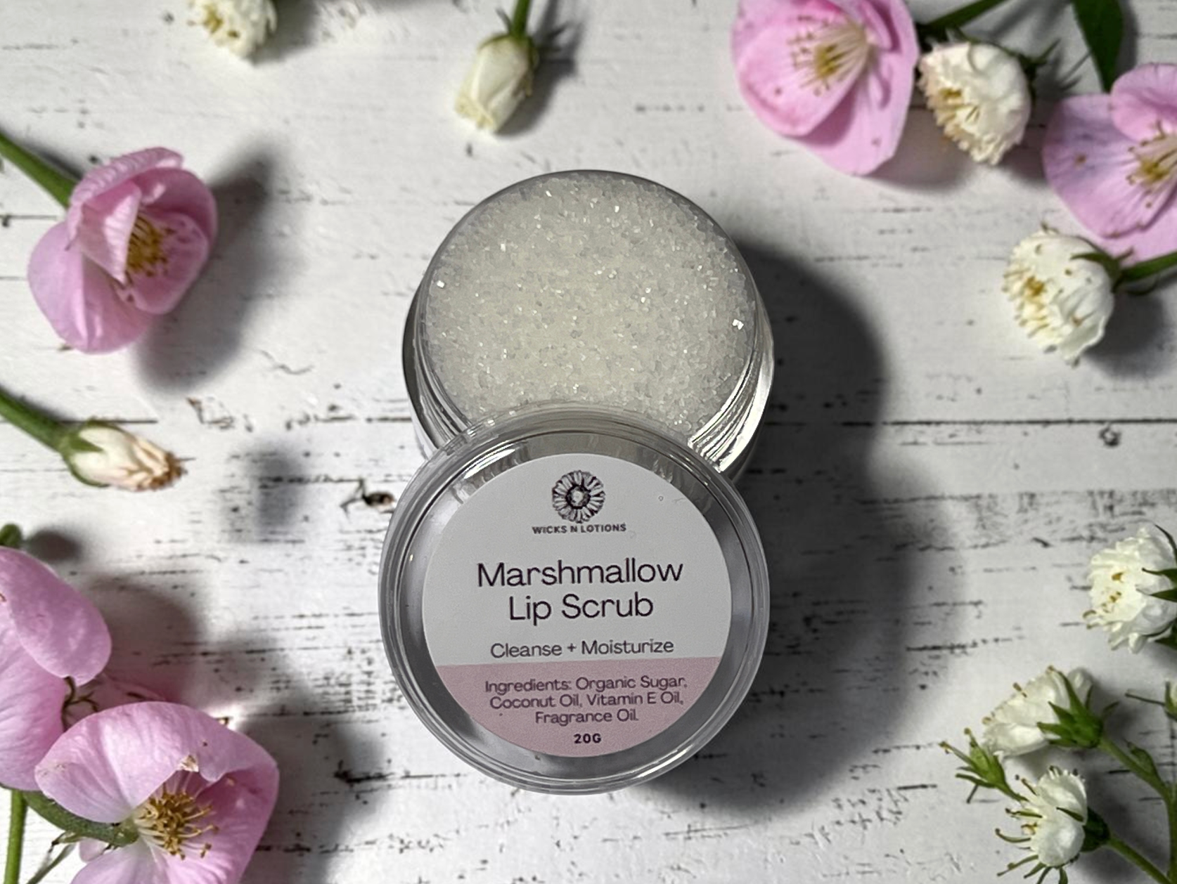 Marshmallow Sugar Lip Scrub