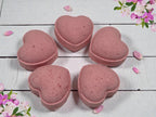 Mini Berry Heart Bath Bombs x10