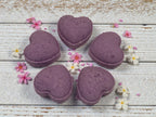 Mini Berry Heart Bath Bombs x10