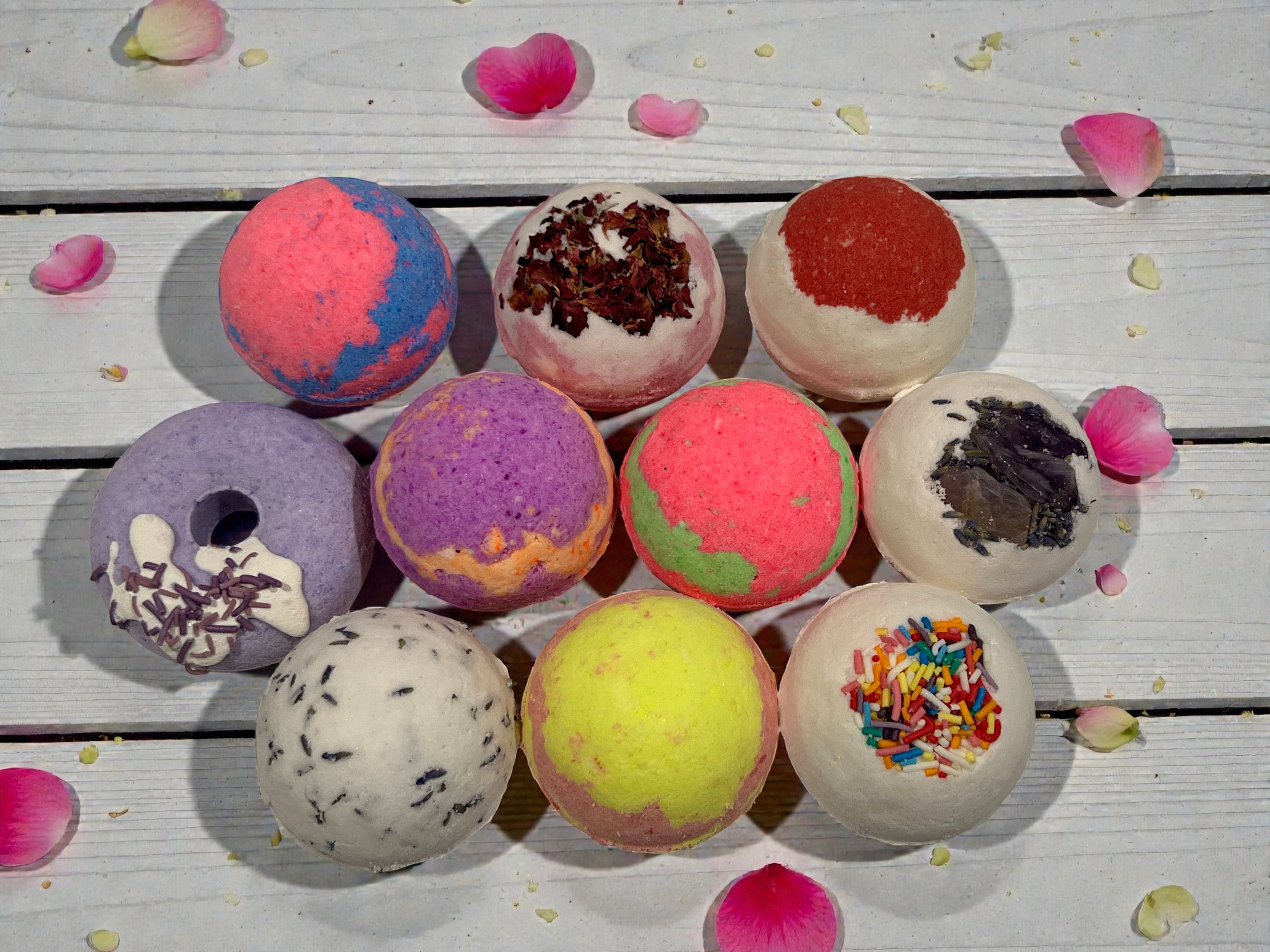 Mixed Bath Bombs x10