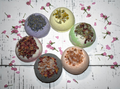 Mixed Botanical Coloured Bath Bombs x10