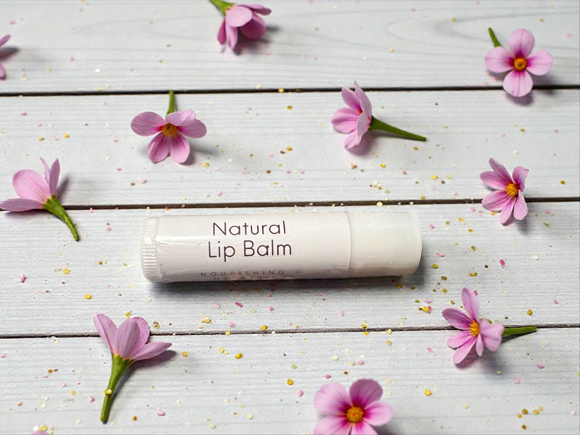 Natural Lip Balm Tubes x10