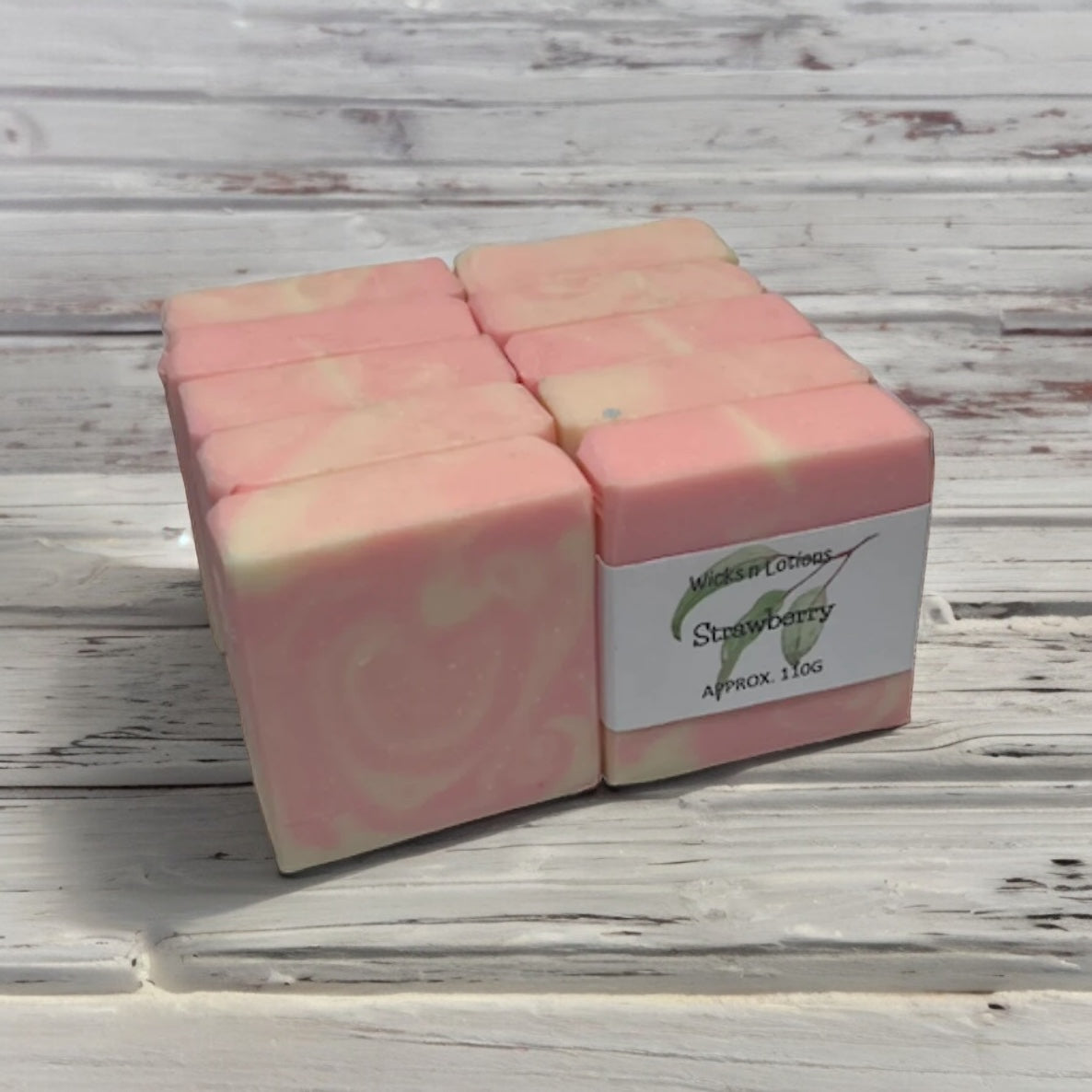 Strawberry Goats Milk Soap Loaf