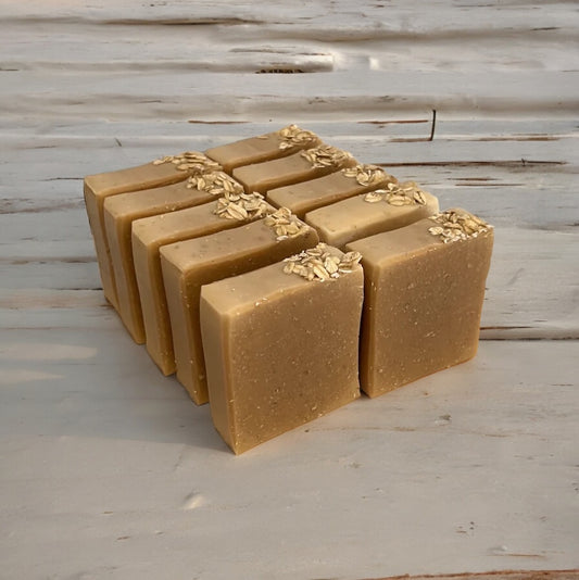 Honey Oat Soap Loaf