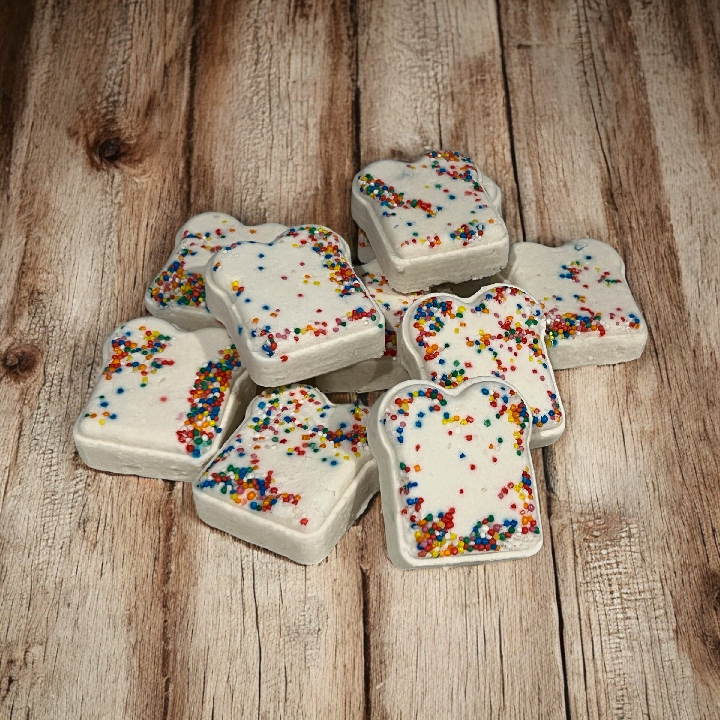 Mini Fairy Bread Bath Bombs x10